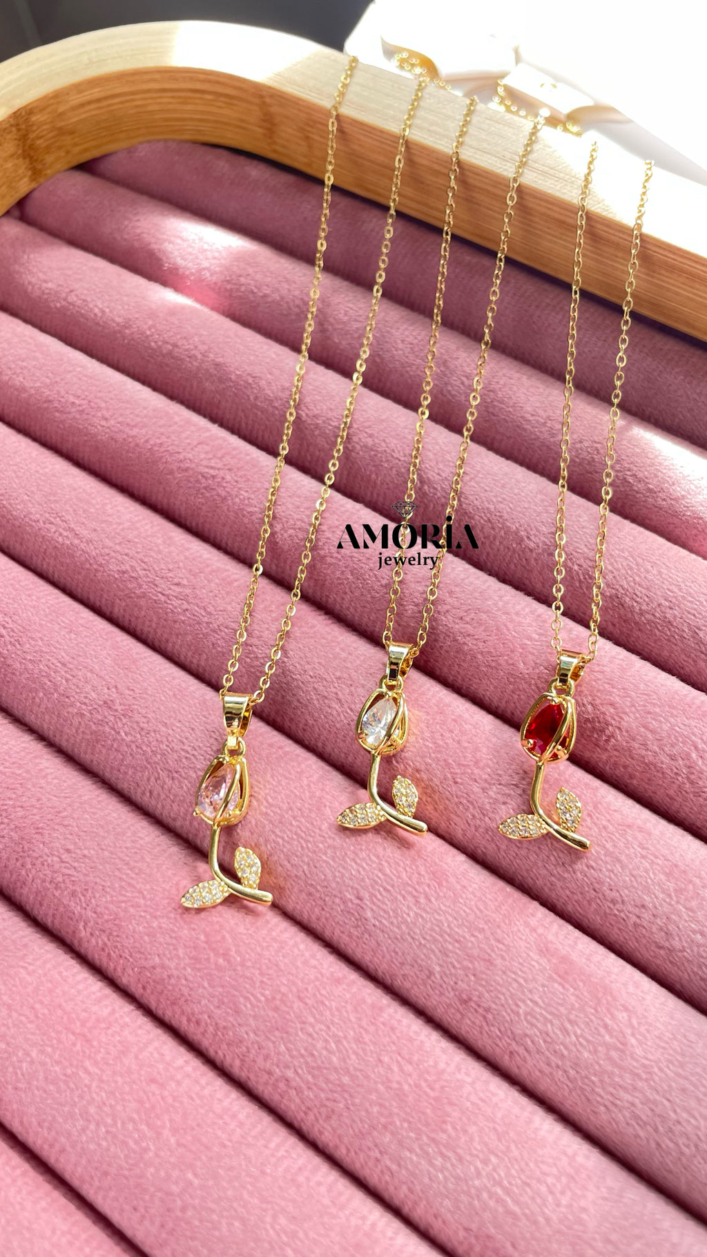 collier tulipe