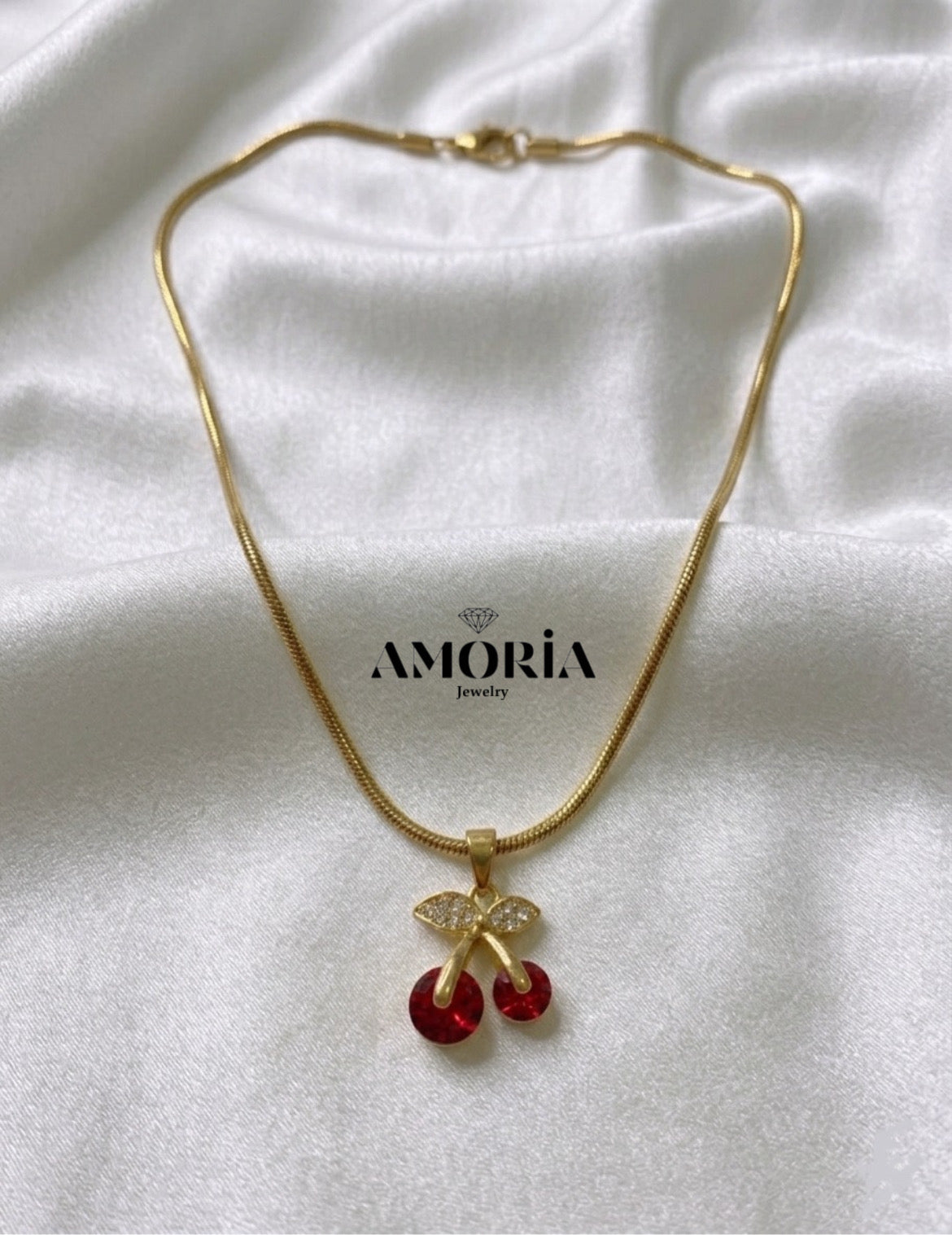 Parure cerise