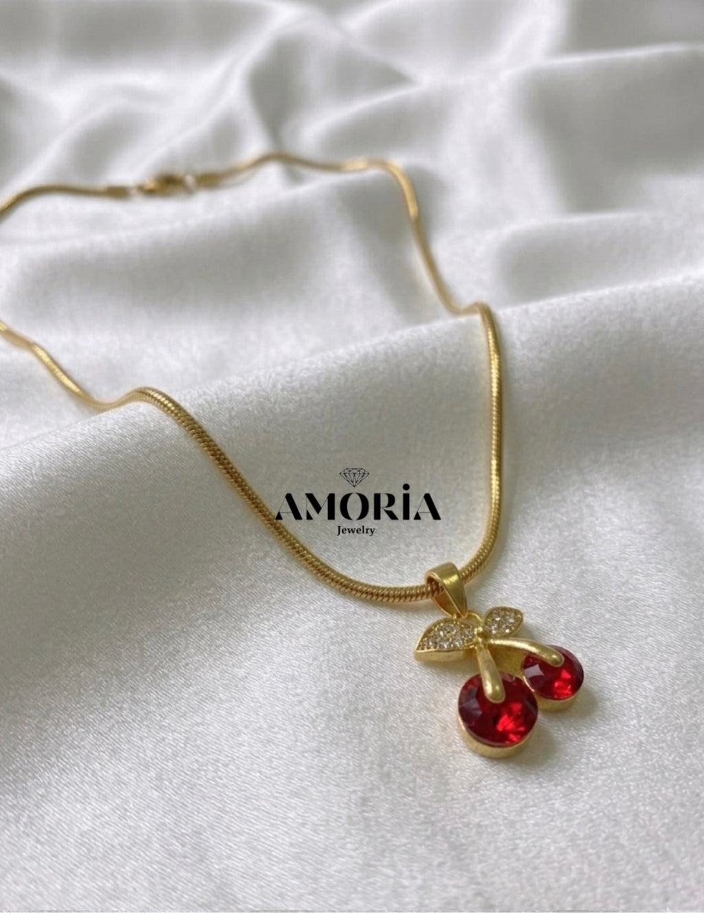 Parure cerise